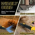 thumbnail image 6 of Cordless Leaf Blower, 480 CFM/170 MPH, 6-Speed Mode with Digital Display Screen, Compatible with DeWALT 20V  Battery, Blower for Lawn Care, Yard, Blowing Leaves, Dust, Snow (Tool Only), 6 of 6