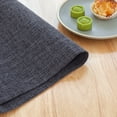 thumbnail image 5 of BIPASION Cloth Placemats Set of 6, Linen Style Thick Dining Table Mats, Heat Resistant and Easy to Clean Placemats for Kitchen Dining Table, Wrinkle Free Kitchen Table Mats 12" x 18", Black, 5 of 8