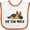 White and Orange, variant on Inktastic Napping Dis Tew Much German Shepherd Boys or Girls Baby Bib