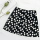 thumbnail image 5 of Falda casual estampada Falda mini de cintura alta Faldas cortas para mujer (Negro M) FLhrweasw Para estrenar, 5 of 8