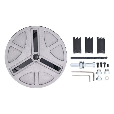 

Adjustable Punching Saw Round Hole Opener Tools with Positioning Bit and 3 Tooth Blades