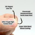 thumbnail image 2 of Harmony Fishing - Razor Series Dropshot Fishing Hooks Select Size & Quantity Size 4 10 Pack, 2 of 7