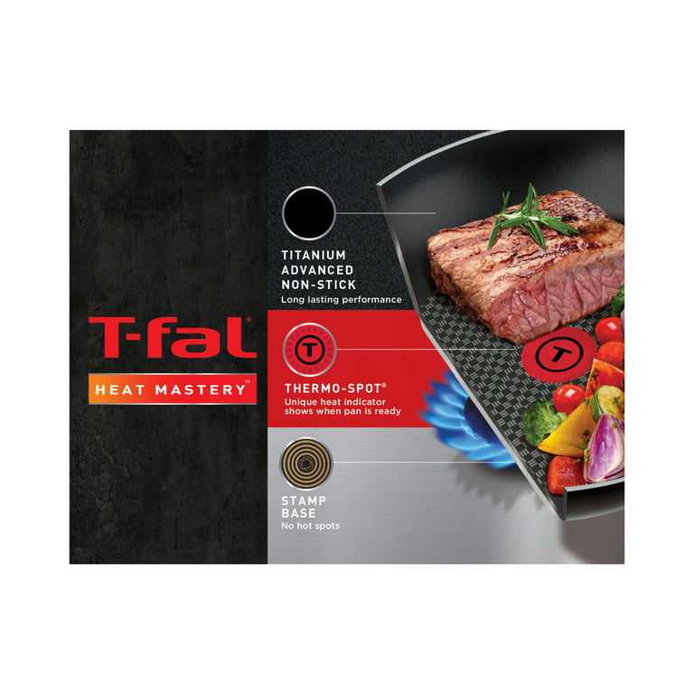 T-fal Ultimate Hard Anodized Nonstick Fry Pan Set 8, 10.25, 12 Inch Oven  Broiler Safe 400F, Lid Safe 350F Cookware,Pots and Pans - AliExpress