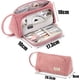 thumbnail image 2 of Estuche de 3 compartimentos, estuche de gran capacidad, estuche grande, portalápices grande, rosa, 2 of 5