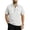 White, variant on GrmtClth Men's Casual Dual Pocket Polo Shirt Textured Short Sleeve Button Placket Top for Daily Wear White XL