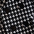 thumbnail image 6 of GiLiling Toddler Baby Girls Woolen Houndstooth Coat Kids Double Breasted Long Sleeve Lapel Dress Fall Winter Outerwear (Black, 18-24 Months), 6 of 9