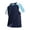 Dark Blue, variant on 2026 Summer Men Mesh Loose Fit Running Breathable Spliced Silk Short Sleeved T Shirt, M, White