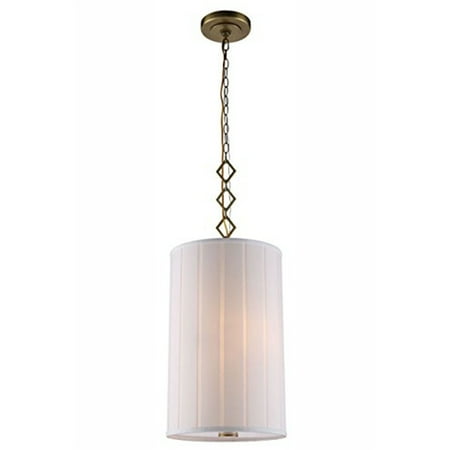 

1458 Luna Collection Pendant lamp D:13 H:23 Lt:2 Burnished Brass Finish-Finish:Burnished Brass