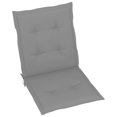 thumbnail image 2 of vidaXL Garden Lowback Chair Cushions 6 pcs Grey Oxford Fabric, 2 of 5