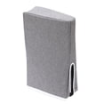 thumbnail image 1 of Funda protectora vertical para consola de juegos, de tela Oxford, para PS5, color gris, 1 of 15