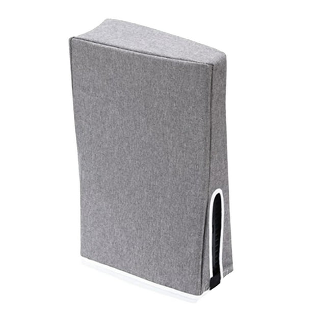 Funda protectora vertical para consola de juegos, de tela Oxford, para PS5, color gris