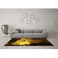 thumbnail image 3 of Ahgly Company Machine Washable Indoor Rectangle Oriental Yellow Industrial Area Rugs, 3' x 5', 3 of 4