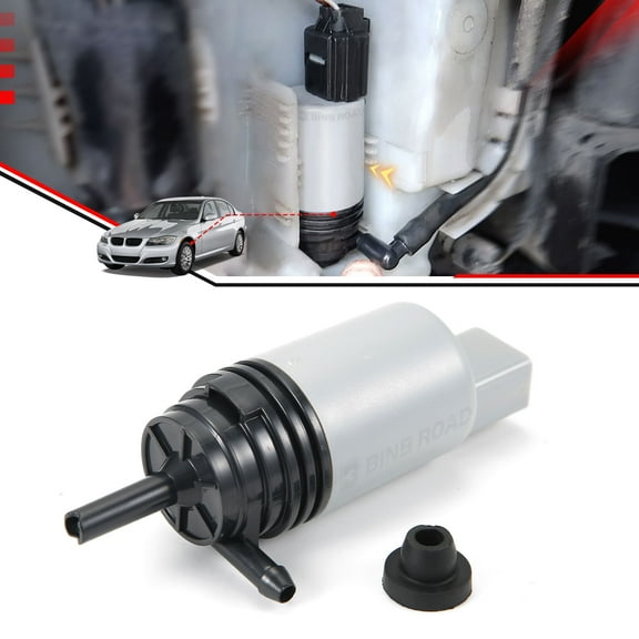 ‎BINB ROAD Windshield Washer Pump 67126934159 Compatible With BMW 328i 335i 525i 528i 535i 745i M3