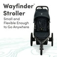 thumbnail image 2 of BOB Gear Wayfinder Jogging Stroller with Dual Suspension and Air-Filled Tires, Nightfall, 2 of 9