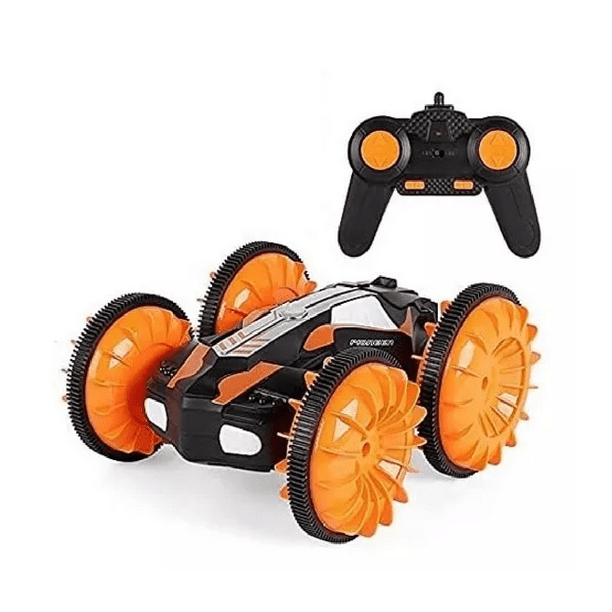 Carro anfibio todo Terreno bitwow Doble Lado Giro 360 Grados Radio Control Naranja