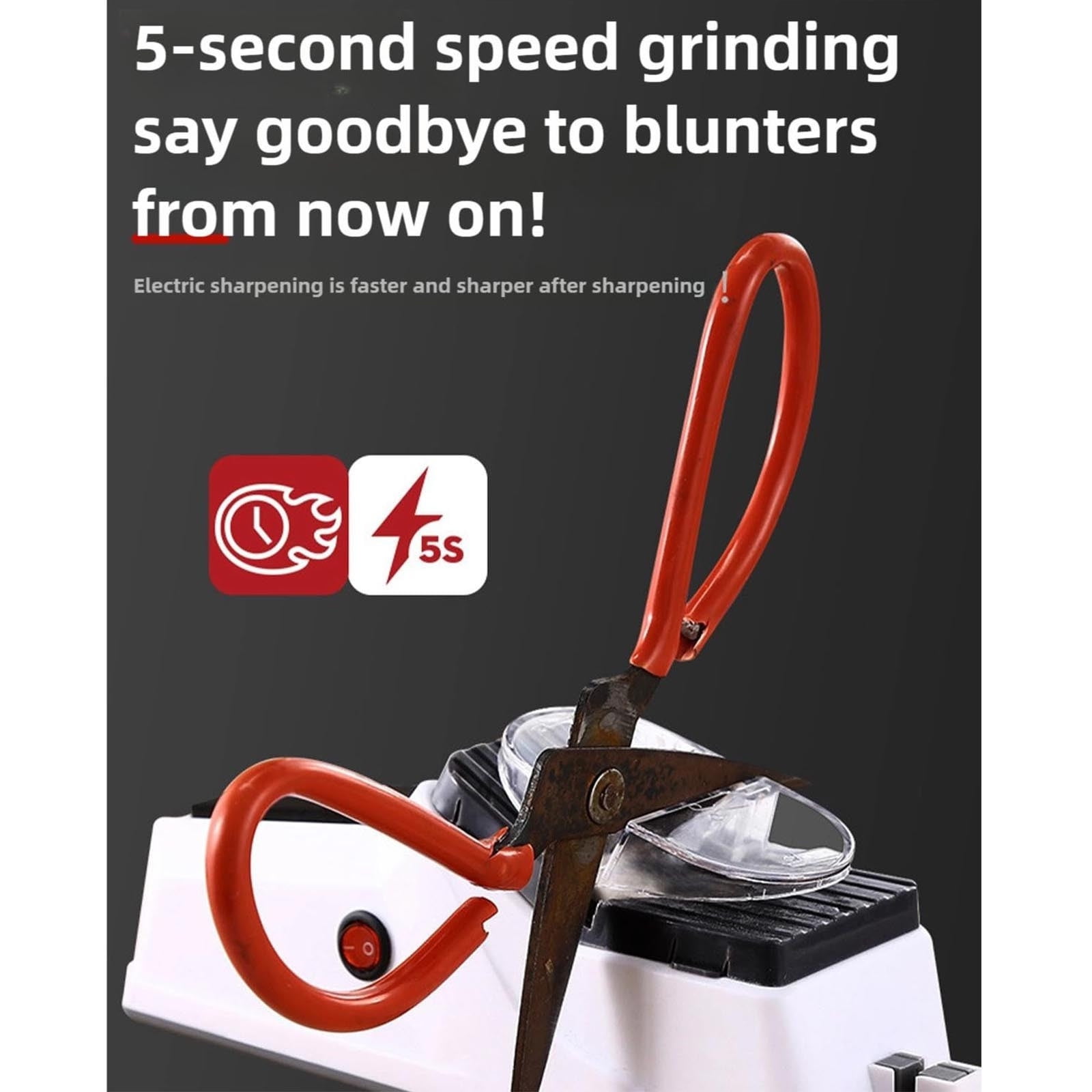 Lunxisen 3 Pcs USB Knife Sharpener Replacement Sharpening Heads Dual Sided Blades Kitchen Tool Professional Home Chef Essential Sharpening System