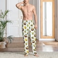 thumbnail image 4 of Salouo Funny Avocado In Mexican Clothes Print Pajama Pants for Men, Lounge Pants Elastic Waistband Casual Men's sleepwear Loungewear Sleep Pajama Pant -Large, 4 of 7