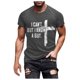 thumbnail image 5 of Playeras Para Gimnasio Para Hombre, Moda De Primavera Y Verano, Informales, De Talla Grande, De Manga Corta, Con Cuello Redondo, Estampadas, Top Blusa, 5 of 6
