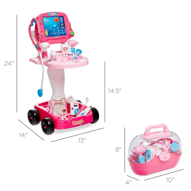 新品、未使用！おトクキットもセットです！ Best Choice Products Play Doctor Kit, Pretend Medical Station Set