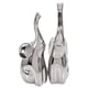 thumbnail image 3 of Figuras Decorativas de Cerámica Crown Baccara Elefantes 2 piezas Color Plata, 3 of 5