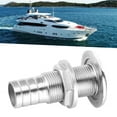 thumbnail image 4 of Thru Hull Fitting, Stainless Steel Yacht Outlet, Outlet Plug Boat Drain Plug For Boats Marine Application 3/4in Boat Hose Yachts ANGGREK Otros, 4 of 8