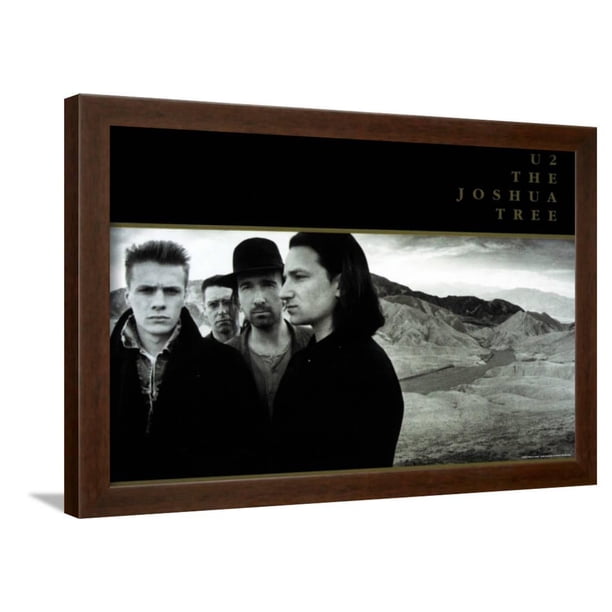 U2 The Joshua Tree Framed Poster Wall Art Walmart Com Walmart Com
