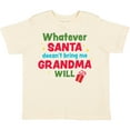 thumbnail image 3 of Inktastic Christmas Whatever Santa Doesn't Bring Me Grandma Will Boys or Girls Toddler T-Shirt, 3 of 5