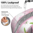 thumbnail image 3 of Insulated Lunch Bag for Women, Floral Print Oxford Fabric Lunch Box, Leakproof Thermal Cooler Tote for Work, School & Picnic, Daisy Floral Print, 3 of 5