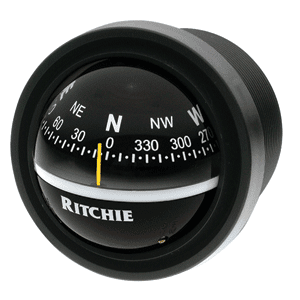 White/Black Dash Mount Ritchie X-21WW RitchieSport Compass 