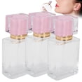thumbnail image 3 of Set de Botella de perfume Spray de Vidrio Transparente Recargable dispensación de líquido 50ml 3pcs, 3 of 7