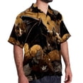 thumbnail image 2 of Bats Men's Casual Hawaiian Shirts, Printed Button Down Short Sleeve Summer Beach Tops with Spread Collar - Unisex, 2 of 6