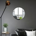 thumbnail image 2 of Creative acrylic round oval mirror wall sticker self-adhesive decorative mirror, 2 of 5