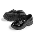 thumbnail image 6 of Meckior Toddler Girls Dress Shoes Lace-Up Oxford School Uniform Flats Little Kids Wedding Loafer, 6 of 8