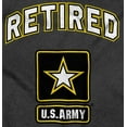 thumbnail image 2 of US Army Star Logo Retired Military Long Sleeve TShirt Men Women Brisco Brands 2X, 2 of 6