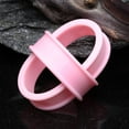 thumbnail image 3 of BM25 A Pair of Soft Pastel Silicone Double Flared Tunnel Plug, 3 of 7