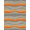 Orange Gray Beige, Pattern 18, variant on ODIKA 8'x10' Washable Area Rug Flowing Earthy Ripples Map Wavy Elevation Topographic Abstract Refined for King Size Bedroom Under Bed, Master Suite, Non-Shedding, Easy Care