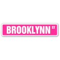 thumbnail image 1 of SignMission SS-BROOKLYNN 4 x 18 in. Childrens Name Room Street Sign - Brooklynn, 1 of 1
