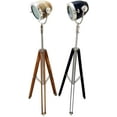 thumbnail image 1 of Nautical Collectible Wooden Spotlight Tripod Floor Lamp Set Of Two Christmas Decor, 1 of 1