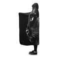 thumbnail image 3 of ASHLEIGH Black Panther Hooded Blanket Pilling Polar Fleece Hooded Throw Wrap 56x80 inch, 3 of 3