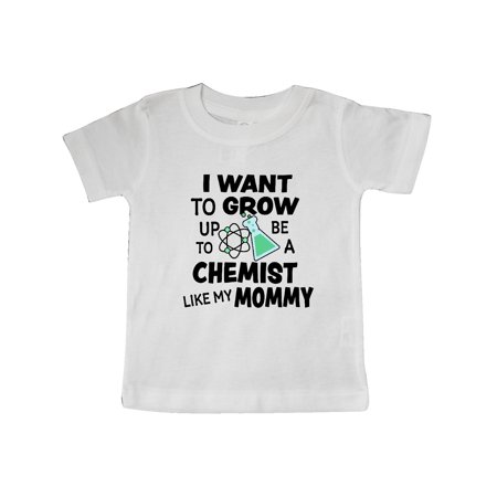 

Inktastic I Want To Grow up To Be a Chemist Like My Mommy Gift Baby Boy or Baby Girl T-Shirt