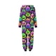 thumbnail image 5 of Family Halloween Pjs Matching Sets Halloween Print Long Sleeve Zippered One Piece Pajama Hooded Jumpsuit Winter Halloween Pjs Family Set, 5 of 5