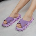 thumbnail image 2 of HNMKU Memory Foam Slippers for Women Machine Washable with Detachable Scuffing Sole for Indoor Outdoor Comfort and Cozy Living 02_Purple,5.5-7.5, 2 of 5