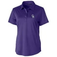 thumbnail image 2 of Women's Cutter & Buck  Purple Colorado Rockies City Connect Prospect Textured Stretch Polo, 2 of 3