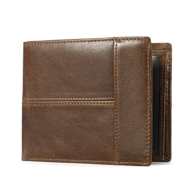 TITAKING Mens Leather Wallet Rfid Blocking Multi-card Bifold Coin Wallet