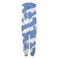 thumbnail image 3 of Vedolay Womens Jumpsuits Womens Floral Printed Jumpsuits Casual Sleeveless Spaghetti Strap Rompers Wide Leg Pants,Blue S, 3 of 5