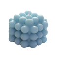 thumbnail image 1 of Velas perfumadas pequeñas hechas a mano velas de burbujas geométricas que se queman durante mucho tiempo para la decoración de la cena del hogar Azul, 1 of 3