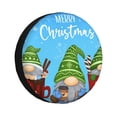 thumbnail image 1 of Balery Merry Christmas Gnome Cubiertas para Neumáticos - Protector Resistente para Neumáticos de Camioneta, SUV, Remolque, Camper y RV-17 inch, 1 of 6