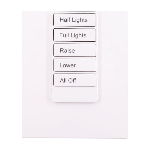 Cooper Controls RC-5TSB-OS2-W Room Controller, Office Station 2, White