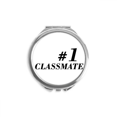 thumbnail image 1 of Number.1 Classmate Graduation season Hand Compact Mirror Round Portable Pocket Glass, 1 of 3