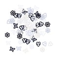 thumbnail image 4 of 100 Piezas Sujetador Correa Clips Mujeres Mariposa Forma De Corazón Moda, 4 of 8